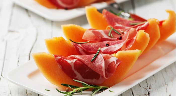 Prosciutto and melon