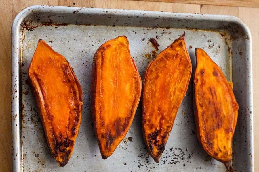 Baked kumara