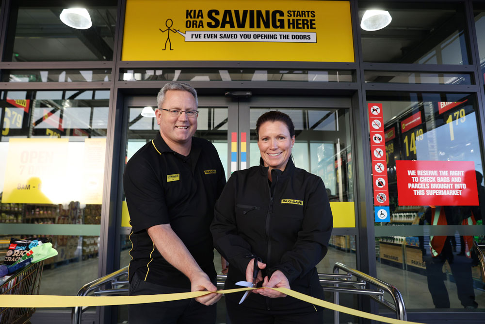 Anna-and-Tim-Carmichael-open-PAK'nSAVE-Warkworth
