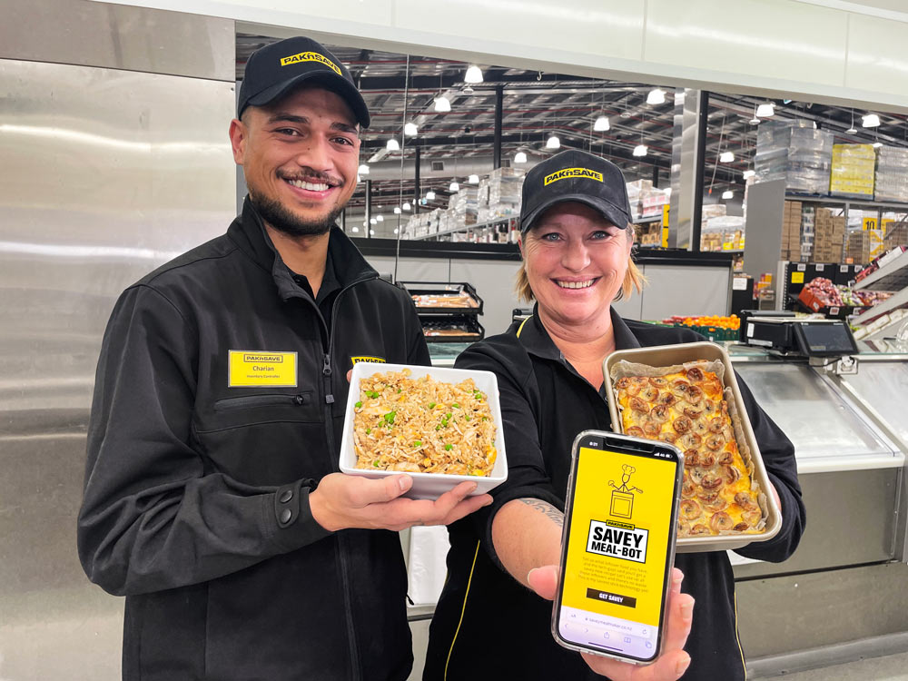 Staff using Savey Meal-bot™