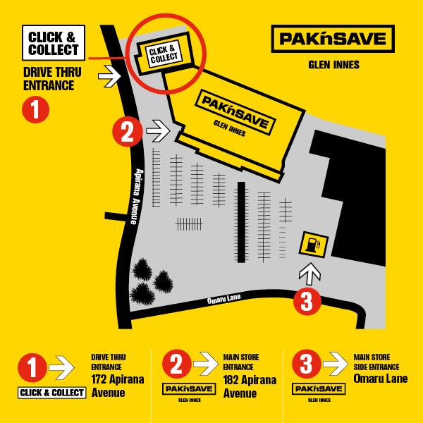 Click & Collect map