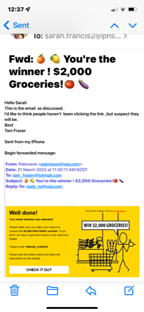 Scam alert | PAK'nSAVE Supermarkets | Our Policy New ...