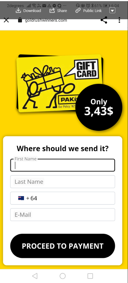 Scam alert | PAK'nSAVE Supermarkets | Our Policy New ...